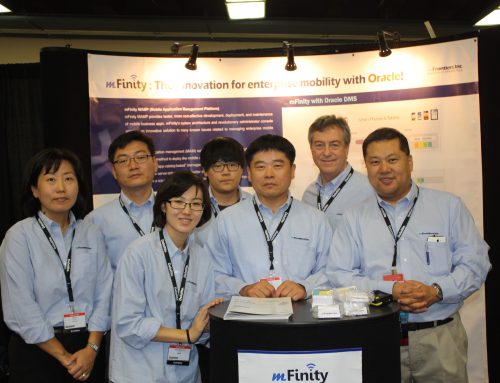 OOW 2012 mFinity 부스